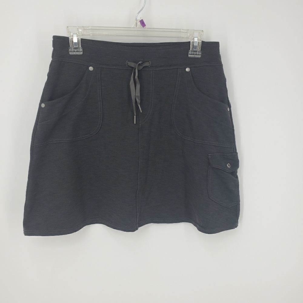 Kuhl Gray Skort With Drawstring and Cargo Pocket Size S